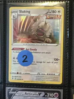 Lot of 9 Slaking & Articuno Pokemon Cards Authentic - Image 3