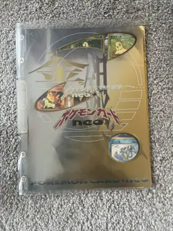 1999 POKEMON NEO GENESIS PREMIUM FILE 1 BINDER 9 CARD JAPANESE HOLO PROMO NEW - Image 2