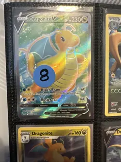 Lot of 9 Dragonite Pokemon Cards Authentic - Image 2