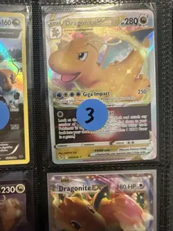 Lot of 9 Dragonite Pokemon Cards Authentic - Image 4