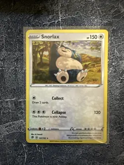 Pokemon TCG Snorlax Holo CARD 141/192 Rebel Clash Sword and Shield 2020 - Image 1