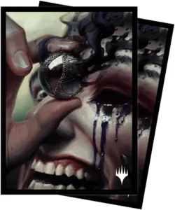 Ultra Pro Magic The Gathering 100ct Card Sleeves Modern Horizons 3 Jet Medallion - Image 1