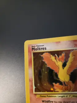 Moltres Pokemon Card Holo WOTC 12/62 Fossil Set Rare Vintage 1999 Original - Image 3