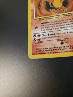 Moltres Pokemon Card Holo WOTC 12/62 Fossil Set Rare Vintage 1999 Original - Image 4