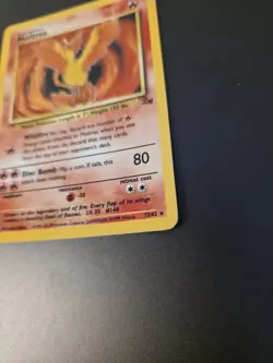 Moltres Pokemon Card Holo WOTC 12/62 Fossil Set Rare Vintage 1999 Original - Image 5