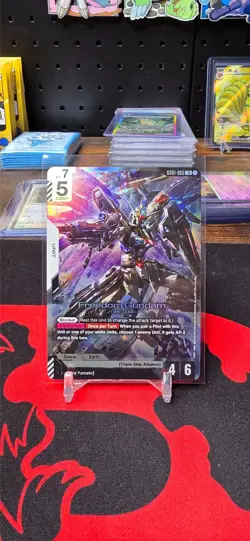 Gundam Card Game-Freedom Gundam GD01-065 LR NM - Image 1
