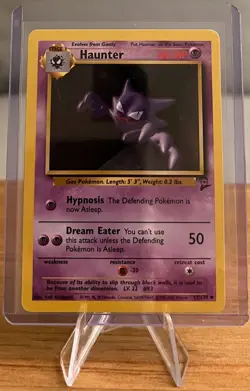 Haunter #93 Non-Holo Pokemon Card Near Mint 43/130 Base Set 2 Uncommon 2000 - Image 1