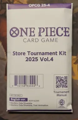 5x One Piece Card Game Store Tournament Kit 2025 Vol. 4 *FACTORY SEALED* NEW - Image 2