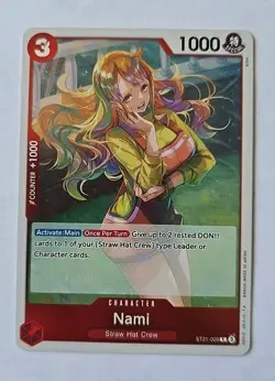 EXACT CARD PICTURED Nami ST21-009 One Piece TCG Gear 5 EX Deck Foil NM! - Image 1