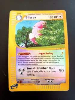 pokemon card Blissey Aquapolis reverse holo 6/147 ENG - Moderately played - Image 1