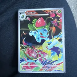 Ivysaur 134/132 Mega Evolutions Illustration Rare Pokemon Card Pack Fresh - Image 1
