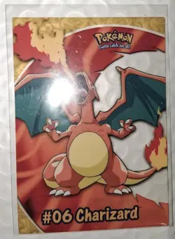 Pokemon Charizard 2000 Topps TV Animation Clear Cards English #PC3 - Image 2