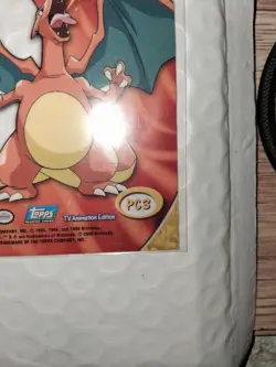 Pokemon Charizard 2000 Topps TV Animation Clear Cards English #PC3 - Image 3