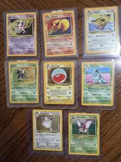 Pokemon Card Jungle Error No Symbol Lot Flareon Nidoqueen Mime Pidgeot Nm-Lp - Image 1
