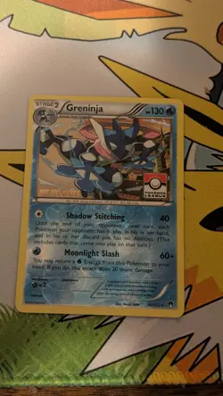 Greninja - 40/122 - 1st Place League Promo Rare - Pokemon Card - LP - Image 1