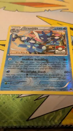 Greninja - 40/122 - 1st Place League Promo Rare - Pokemon Card - LP - Image 3