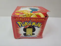 1999 Burger King Pokemon Charizard 23K Gold card / ball / COH / box ( B332 ) - Image 3