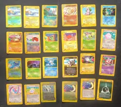 Lotto 24 Pokemon Card - Set Aquapolis - GOOD/NEAR MINT - 2003 - Image 1