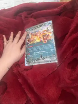 Charizard Ex Holo JUMBO CARD 54/091 and 196 Paldean Fates - Image 1