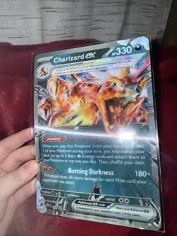 Charizard Ex Holo JUMBO CARD 54/091 and 196 Paldean Fates - Image 3