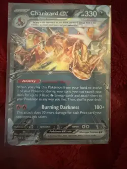Charizard Ex Holo JUMBO CARD 54/091 and 196 Paldean Fates - Image 4