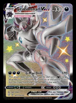 Grimmsnarl VMAX SV117/SV122 Ultra Rare Shining Fates Pokemon Card - Image 1