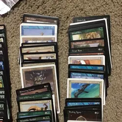 Magic the Gathering MTG Vtg Lot 350 Cards Estate As Found Not Searched See Photo - Image 5