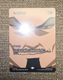 MTG - TLE - Cruel Tutor (Borderless) #24 - Near Mint Normal - Image 1