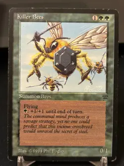 Magic the gathering MTG Legends Killer Bees Lightly Played - Image 1