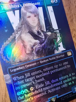 Jill, Shiva’s Dominant - FOIL Borderless - FIN R 0378 - Final Fantasy MTG - M/MN - Image 2