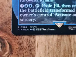 Jill, Shiva’s Dominant - FOIL Borderless - FIN R 0378 - Final Fantasy MTG - M/MN - Image 3