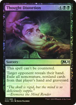 MTG FOIL Thought Distortion - Core Set 2020 #117 - Image 1