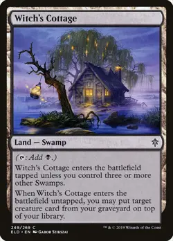 MTG Witch's Cottage - Throne of Eldraine #249 - Image 1