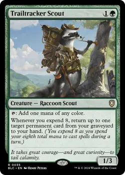 MTG Trailtracker Scout - Bloomburrow Commander #035 - Image 1