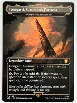 Isengard, Saruman's Fortress - M 0359 - Non Foil - MTG - lotr - Image 1