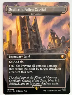 MTG LOTR Osgiliath Fallen Capital / Kor Haven #368 Commander Lord of the Rings - Image 1