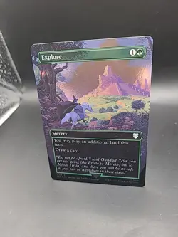 MTG LTC 0528 - “Explore” - Extended Art - FOIL - Image 3