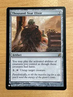 MTG NM Thousand-Year Elixir [The List / Lorwyn] - Image 1