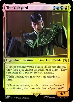 MTG FOIL The Valeyard - Doctor Who Commander #165 - Image 1