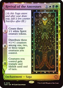 MTG FOIL Revival of the Ancestors - Tarkir: Dragonstorm #218 - Image 1