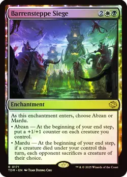 MTG FOIL Barrensteppe Siege - Tarkir: Dragonstorm #171 - Image 1