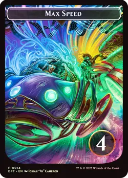 MTG FOIL {Max Speed} // {Start Your Engines!} - Aetherdrift #014 - Image 1