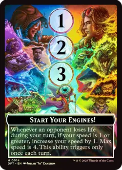 MTG FOIL {Max Speed} // {Start Your Engines!} - Aetherdrift #014 - Image 2