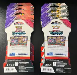Temporal Forces Sleeved Booster Packs 10x Pokemon TCG Lot - Sealed New - (SV05) - Image 2