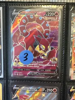 Lot of 9 Volcanion Centiskorch Pokemon Cards Authentic - Image 3
