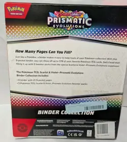 Pokemon TCG: Scarlet & Violet Prismatic Evolutions Binder Collection Sealed - Image 5