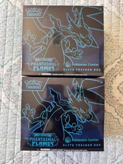 Pokemon Center Mega Evolution-Phantasmal Flames Elite Trainer Boxes (Lot of 2) - Image 1