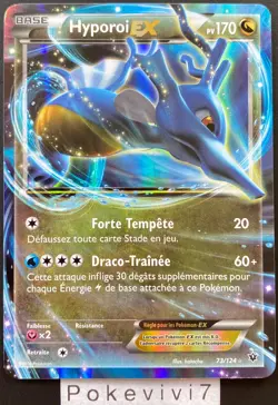 Pokemon Card HYPOROI 73/124 EX Ultra Rare XY10 IMPACT OF DESTINY FR USED - Image 1