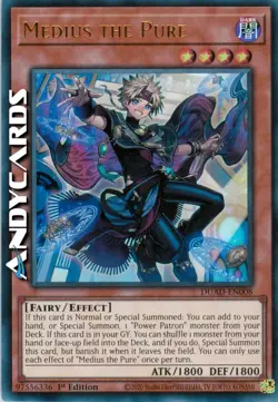 MEDIUS THE PURE (Medius Il Puro) • Ultra R • DUAD EN008 • 1Ed • Yugioh ANDYCARDS - Image 1