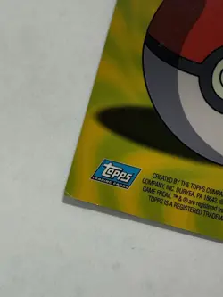Bulbasaur 3 of 5 Topps 1999 Chrome Oversized Box Topper Series 1 Pokemon Card - Image 4